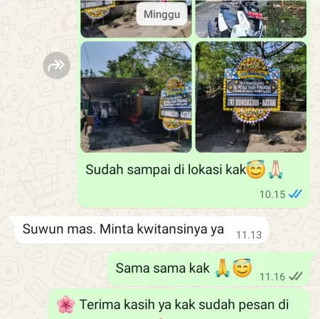 Pengiriman Papan Bunga Duka Rembang