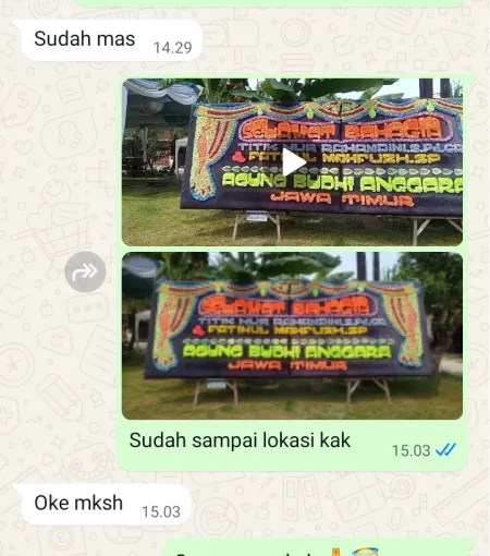 Pengiriman Papan Bunga Rembang