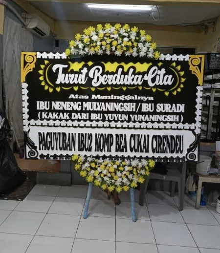 Papan Bunga Duka Rembang